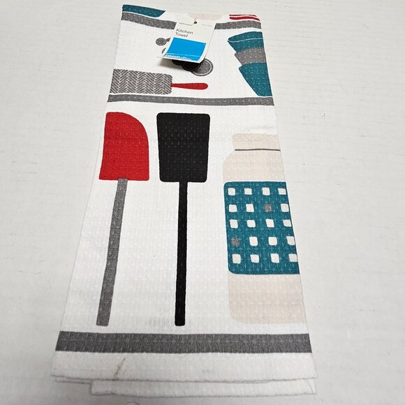 New Kitchen Towel Room Essentials Cotton 16 X 28 Baking Accessories Print - Picture 1 of 11